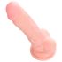 Dildo médico silicona (18cm) - natural