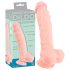 Dildo de silicona médica natural 24cm