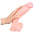 Dildo de silicona médica natural 24cm