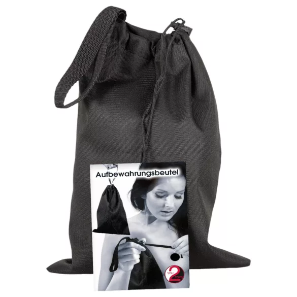 You2Toys - Bolsa de almacenamiento discreta para juguetes sexuales (negra)