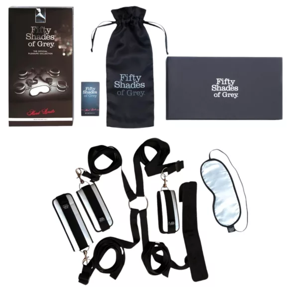 Fifty Shades of Grey - set de bondage - hard limits - gris