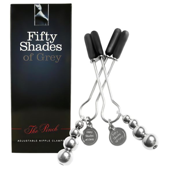 Fifty Shades of Grey - pinza para pezones - metálica gris