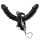 Vibrador doble ajustable (negro) - Fetiche