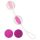 Bolas Geisha 2 - Set de Bolas Chinas Ajustables (Rosa-Blanco)