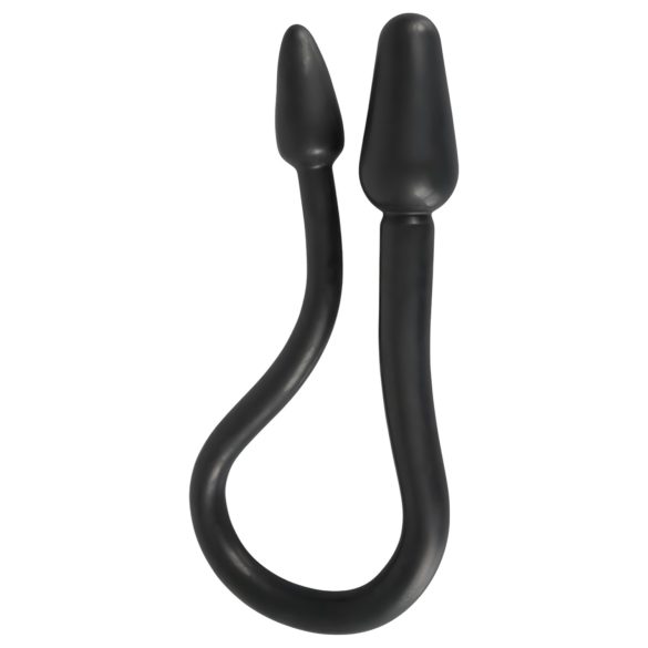 Rebel Double Plug - doble tapón anal en forma de cono (negro)