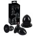 You2Toys - kit de plugs anales - 3 piezas - silicona negra