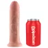 King Cock - arnés con consolador 20 cm - color piel