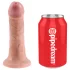 King Cock - arnés con consolador - 15 cm - color piel