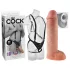 King Cock - arnés con dildo hueco - 28 cm