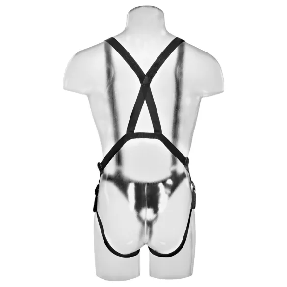 King Cock - arnés con dildo hueco - 28 cm
