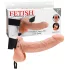 Fetish - arnés con consolador - realista - silicona color piel