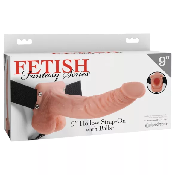 Fetish Strap-on 9 - arnés con consolador realista - color piel