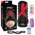 PDX Elite - masturbador vaginal manual con succión - silicona color piel