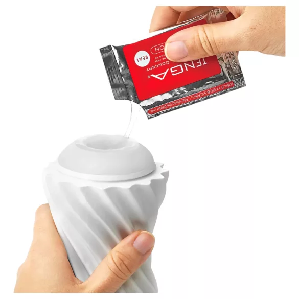TENGA Flex - masturbador masculino - blanco