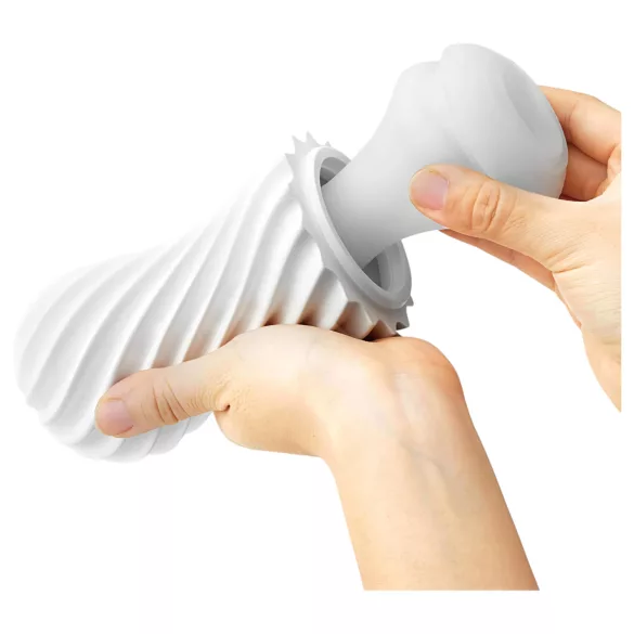 TENGA Flex - masturbador masculino - blanco