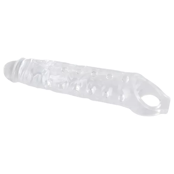 Crystal Skin - funda para pene extensora con bolas - transparente