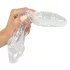 Crystal Skin - funda para pene extensora con bolas - transparente