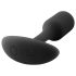 b-vibe Snug Plug 1 - plug anal con peso (55g) - negro