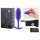 b-vibe Snug Plug 2 - Plug anal con doble esfera (114g) - Violeta