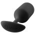 Plug Snug 3 b-vibe - Doble esferas, anal negro (180g)