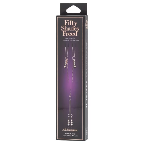 Fifty Shades Freed - Pinzas para pezones y clítoris - metal regulable