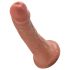 Consolador King Cock 15 cm - marrón