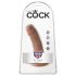 Consolador King Cock 15 cm - marrón