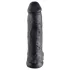King Cock - dildo realista grande con testículos - 30 cm - negro