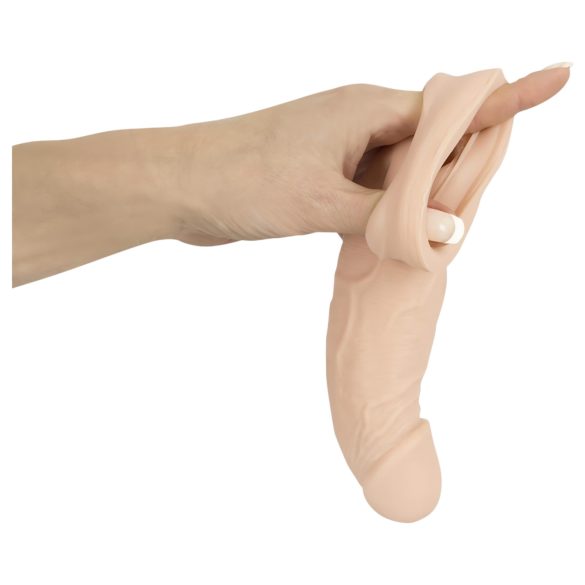 Nature Skin - Funda extensora para pene con anillo - realista