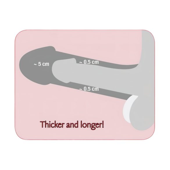 Nature Skin - Funda extensora para pene con anillo - realista