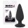 Black Velvets Heavy - plug anal - 40g - silicona negra