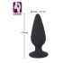 Black Velvets Heavy - plug anal - 40g - silicona negra