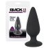 Black Velvets - plug anal pesado 75g - silicona negra