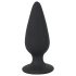Black Velvets - plug anal pesado 75g - silicona negra