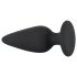 Black Velvets - plug anal pesado 75g - silicona negra