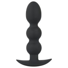 Black Velvets - plug anal bolas pesado 145g - silicona negra