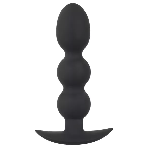 Black Velvets - plug anal bolas pesado 145g - silicona negra