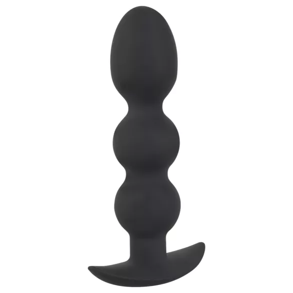 Black Velvets - plug anal bolas pesado 145g - silicona negra