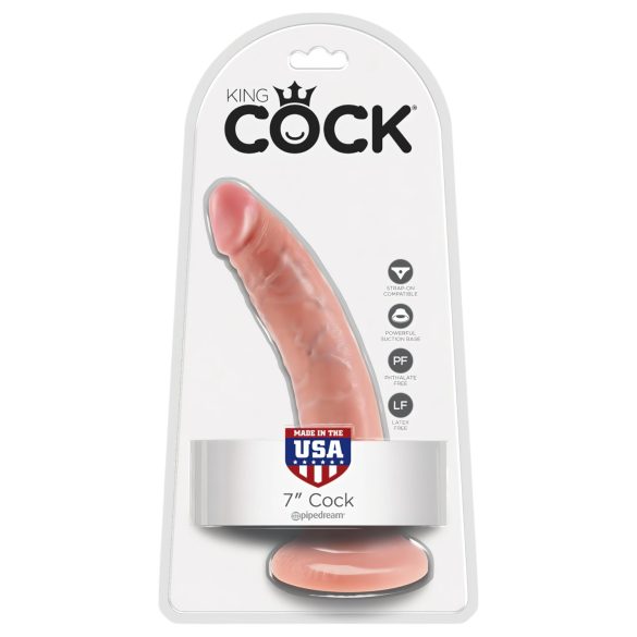 King Cock - consolador realista - 18 cm - color piel