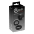 Rebel Ball - anillo para pene y testículos - set con extensor - negro
