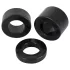 Rebel Ball - anillo para pene y testículos - set con extensor - negro