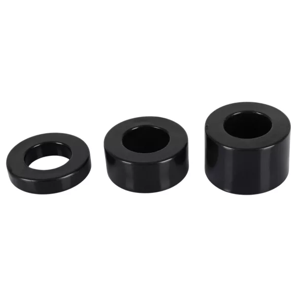 Rebel Ball - anillo para pene y testículos - set con extensor - negro