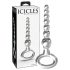 Icicles No. 67 - Dildo de Vidrio con Forma Esférica (Transparente)