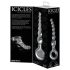 Icicles No. 67 - Dildo de Vidrio con Forma Esférica (Transparente)