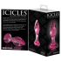 Icicles No. 79 - Consolador Anal de Vidrio Cónico (Rosa)