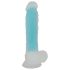 You2Toys Glow in the Dark - Dildo Luminoso con Ventosa (Azul)