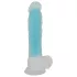 You2Toys - Dildo con ventosa luminoso - silicona azul