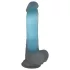 You2Toys - Dildo con ventosa luminoso - silicona azul