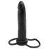 analfantasy - arnés con dildo anal doble - silicona negra