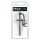 Plug pene silicona con anillo y sonda uretral hueca (negro)